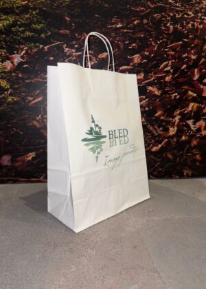 Papirnata vrečka bela A4